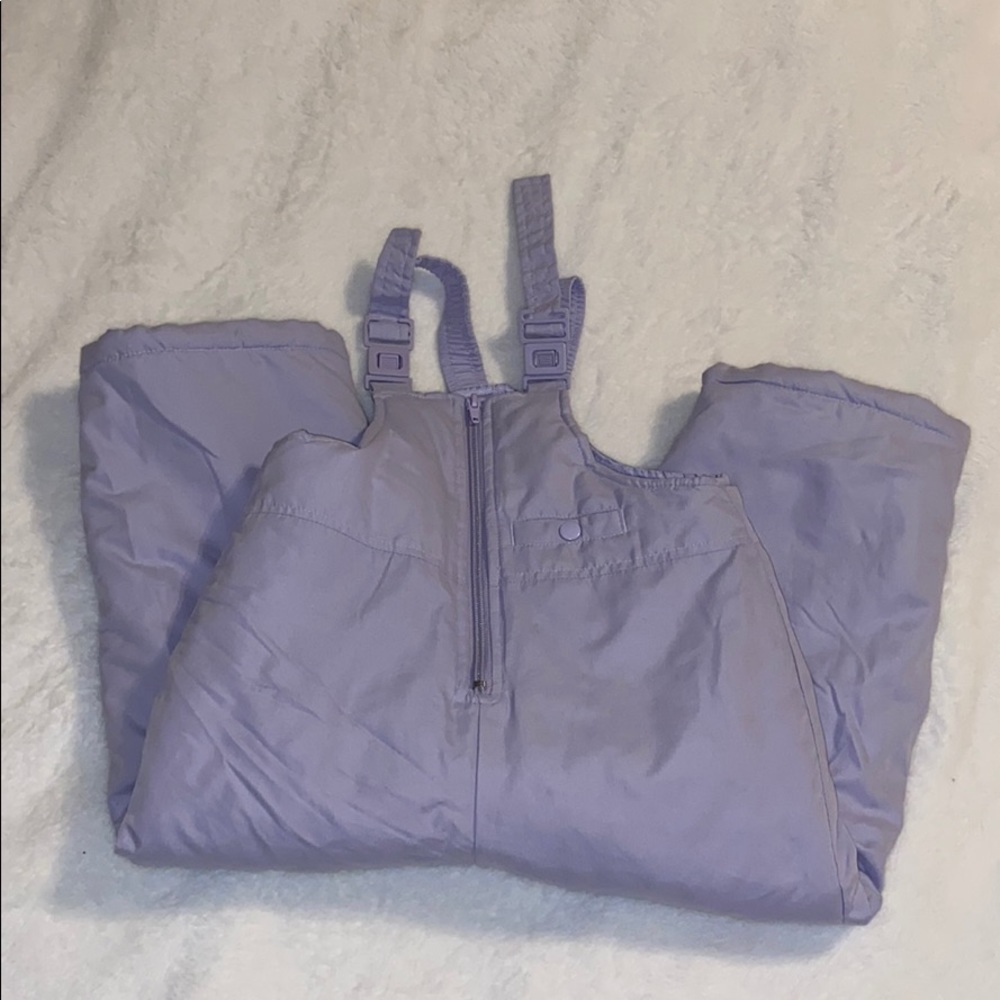 Big Chill // Lilac Purple Overall Snowsuit